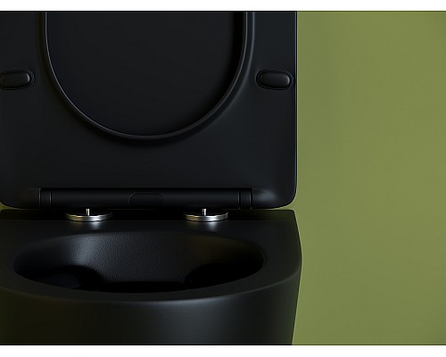 Подвесной унитаз Ceramicanova Uno Rimless черный