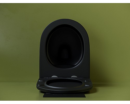 Подвесной унитаз Ceramicanova Uno Rimless черный