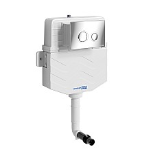 Встраиваемый смывной бачок WasserKRAFT Aller 10 10TLT.031.ME.CH01