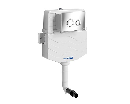 Встраиваемый смывной бачок WasserKRAFT Aller 10 10TLT.031.ME.CH01