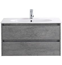 Тумба под раковину BelBagno Kraft 100 KRAFT-1000-2C-SO-CG подвесная Cemento Grigio