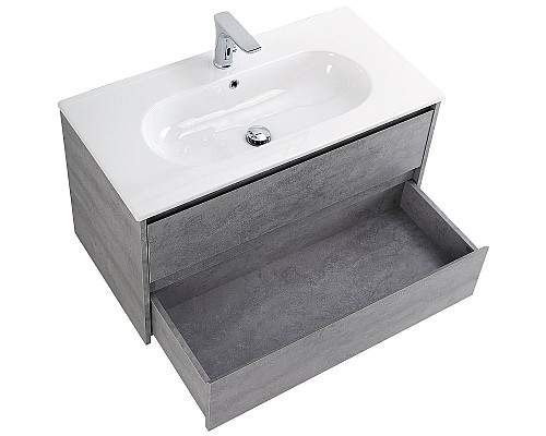 Тумба под раковину BelBagno Kraft 100 KRAFT-1000-2C-SO-CG подвесная Cemento Grigio Тумба под раковину BelBagno Kraft 100 KRAFT-1000-2C-SO-CG подвесная Cemento Grigio