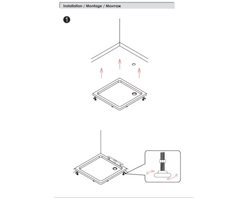 Акриловый поддон WasserKRAFT Amper 29T07 120x90 см