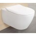 Унитаз подвесной Villeroy & Boch Subway 2.0 alpin с сиденьем Микролифт