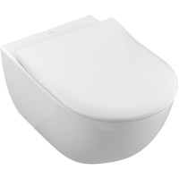 Унитаз подвесной Villeroy & Boch Subway 2.0 alpin с сиденьем Микролифт