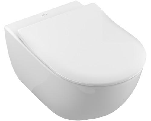 Унитаз подвесной Villeroy & Boch Subway 2.0 alpin с сиденьем Микролифт