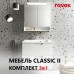 Комплект мебели (Зеркало + Раковина + Тумба) Ravak 70508059SET CLASSIC II 600 БЕЛЫЙ