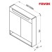Комплект мебели (Зеркало + Раковина + Тумба) Ravak 70508059SET CLASSIC II 600 БЕЛЫЙ