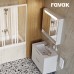 Комплект мебели (Зеркало + Раковина + Тумба) Ravak 70508059SET CLASSIC II 600 БЕЛЫЙ