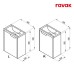 Комплект мебели (Раковина, правая + Тумба) Ravak CLASSIC II 400 БЕЛЫЙ, ПРАВЫЙ