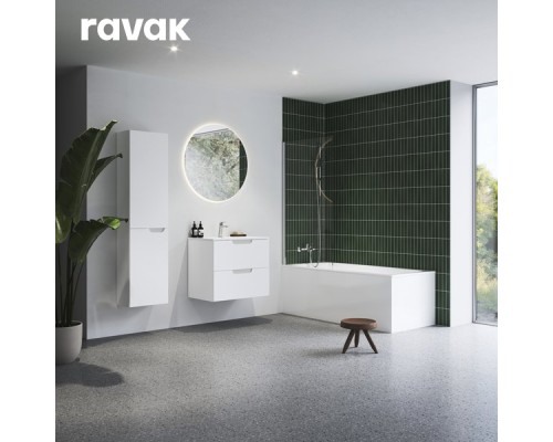 Комплект мебели (Зеркало + Раковина + Тумба + Шкаф, левый) Ravak CLASSIC II 600 БЕЛЫЙ