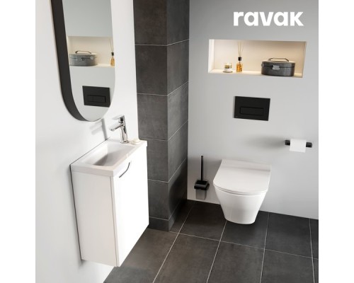 Комплект мебели (Раковина + Тумба + Смеситель) Ravak CLASSIC II 400 БЕЛЫЙ, ЛЕВЫЙ