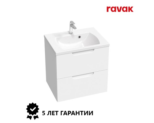 Комплект мебели (Раковина + Тумба) Ravak CLASSIC II 600 БЕЛЫЙ