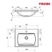 Комплект мебели (Раковина + Тумба) Ravak CLASSIC II 600 БЕЛЫЙ