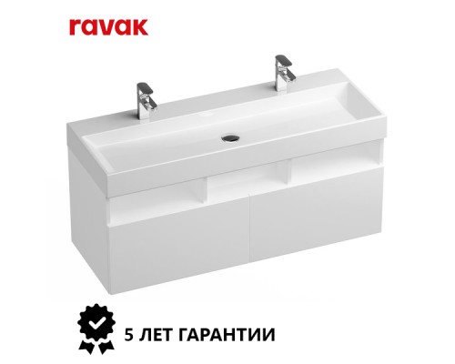 Комплект мебели (Зеркало + Раковина + Тумба + Шкаф) Ravak 70508076SET NATURAL 500 БЕЛЫЙ