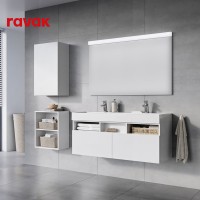 Комплект мебели (Зеркало + Раковина + Тумба + Шкаф) Ravak NATURAL 500 БЕЛЫЙ