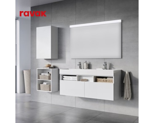 Комплект мебели (Зеркало + Раковина + Тумба + Шкаф) Ravak 70508076SET NATURAL 500 БЕЛЫЙ