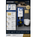 Комплект 5 в 1: Инсталляция Geberit Duofix UP320 + Подвесной унитаз Laufen