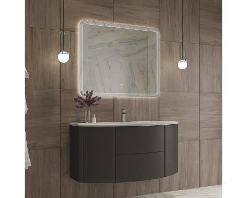 Зеркало Cezares Duet 100 CZR-SPC-DUET-1000-800-LED-TCH с подсветкой с лазерной гравировкой и сенсорным выключателем