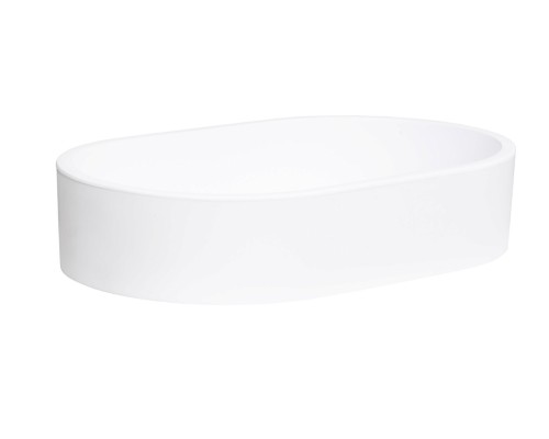 Раковина чаша накладная La Fenice Senso Matt белая матовая