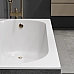 Ванна из литьевого мрамора Monblan Oberon Slim 1700x700 белая матовая