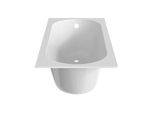 Ванна из литьевого мрамора Monblan Oberon Slim 1700x700 белая матовая