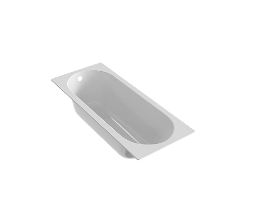 Ванна из литьевого мрамора Monblan Oberon Slim 1700x700 белая матовая