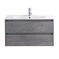 Тумба под раковину BelBagno Kraft 80 KRAFT-800-2C-SO-CG подвесная Cemento Grigio