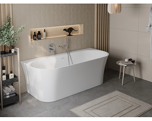 Акриловая ванна BelBagno 170x75 BB711-1700-750 без гидромассажа Акриловая ванна BelBagno 170x75 BB711-1700-750 без гидромассажа