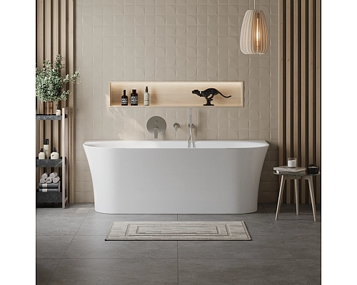 Акриловая ванна BelBagno 170x75 BB711-1700-750 без гидромассажа Акриловая ванна BelBagno 170x75 BB711-1700-750 без гидромассажа