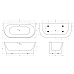 Акриловая ванна BelBagno 170x75 BB711-1700-750 без гидромассажа