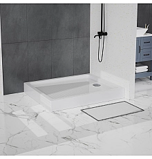 Акриловый поддон для душа BelBagno Tray 120x100 TRAY-BB-AH-120/100-15-W Белый