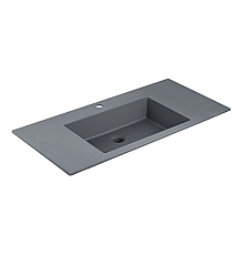 Раковина Vincea VCB-13100G из кварца серый