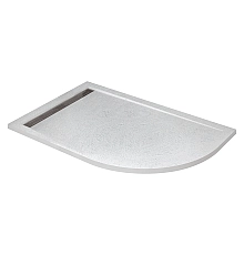 Душевой поддон из искусственного камня Cezares Tray AS 120x80 L TRAY-AS-RH-120/80-30-W-L Белый