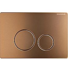Кнопка смыва Charus Robusto FP.330.BC.05 брашированная медь
