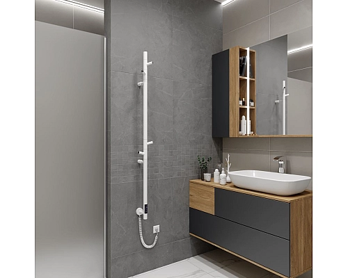 Полотенцесушитель электрический Vincea VTD-1DWE 15х140 белый таймер Полотенцесушитель электрический Vincea VTD-1DWE 15х140 белый таймер