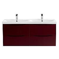 Тумба под раковину BelBagno Marino-Cer 120 MARINO-CER-1200-4C-SO-2-BRDL-P подвесная Bordo Lucido