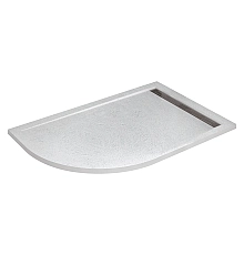 Душевой поддон из искусственного камня Cezares Tray AS 100x80 R TRAY-AS-RH-100/80-30-W-R Белый