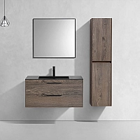 База под раковину Vincea Chiara 2D 1000 подвесная 2 выкатных ящика Soft-close R.Oak