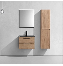 База под раковину Vincea Chiara 2D 600 подвесная 2 выкатных ящика Soft-close N.Oak