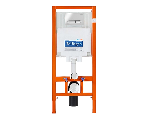 Комплект унитаза с инсталляцией BelBagno Onda BB066CHR/BB870SC/BB002-80/BB005-PR-CHROME с сиденьем Микролифт и клавишей смыва Хром глянцевый Комплект унитаза с инсталляцией BelBagno Onda BB066CHR/BB870SC/BB002-80/BB005-PR-CHROME с сиденьем Микролифт и клавишей смыва Хром глянцевый