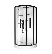 Душевая кабина Black&White Galaxy 90х90 8021000 с гидромассажем