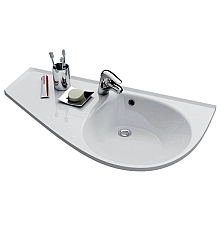 Умывальник Ravak AVOCADO "COMFORT" L XJ9L1100000 белый с отвеpстиями