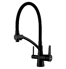 Смеситель для кухни Gappo G4398-16 Черный матовый