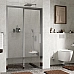 Душевая дверь WasserKRAFT Lopau 120 32S05L профиль Хром стекло прозрачное