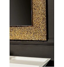 Зеркало AURA 60x90 золото, с подсветкой