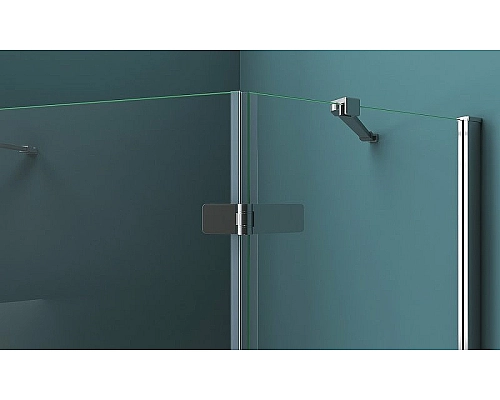 Душевой уголок BelBagno Kraft 100х100 KRAFT-P-1-100-C-Cr-R профиль Хром стекло прозрачное