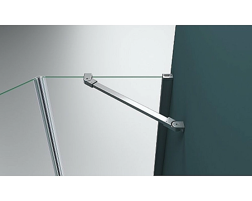 Душевой уголок BelBagno Kraft 100х100 KRAFT-P-1-100-C-Cr-R профиль Хром стекло прозрачное