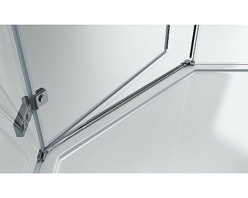 Душевой уголок BelBagno Kraft 100х100 KRAFT-P-1-100-C-Cr-R профиль Хром стекло прозрачное