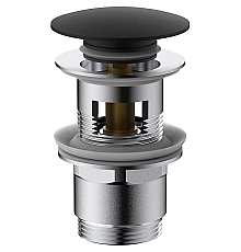 Донный клапан Vincea DPU-1B01MB click-clack Черный матовый